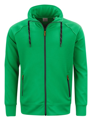 [TXT-2262063-728] Printer Essentials Jog RSX  Sweater Volledige Rits Heren Frisgroen