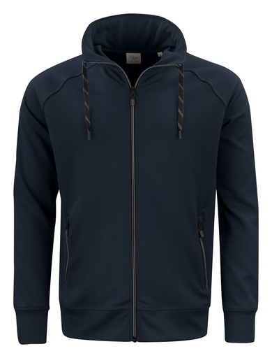 [TXT-2262063-616] Printer Essentials Jog RSX  Sweater Volledige Rits Heren Donker Marine