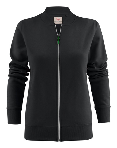 [TXT-2262055-900] Printer Essentials Javelin Sweater Volledige Rits Dames Zwart