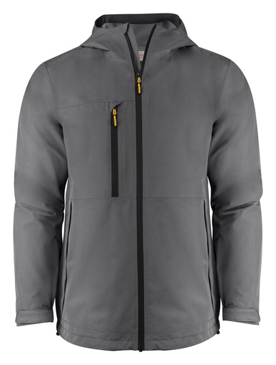 [TXT-2261067-935] Printer Essentials Hiker Shell Jas Heren Staalgrijs