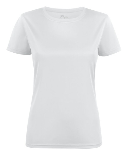 [TXT-2264026-100] Printer RED Run T-Shirt Dames Wit