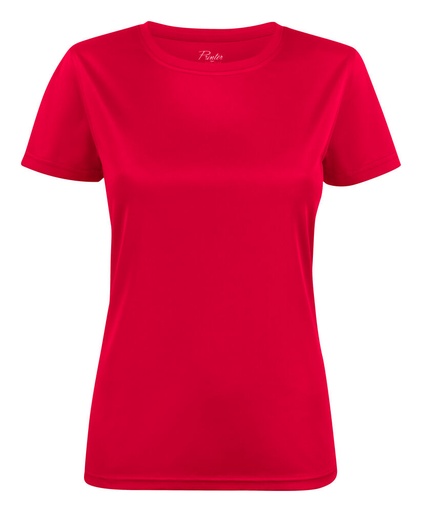 Printer RED Run T-Shirt Dames Rood