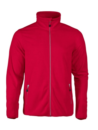 [TXT-2261508-400] Printer RED Twohand Fleece Jas Heren Rood