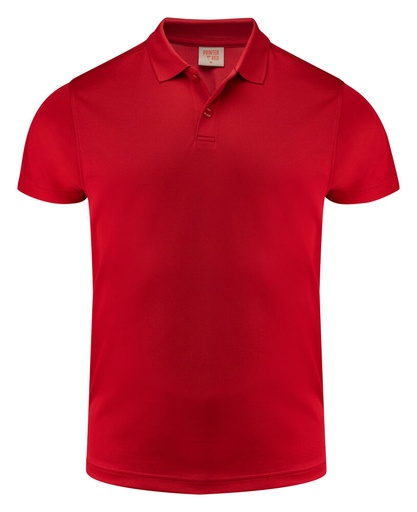 [TXT-2265028-400] Printer RED Smash Polo Heren Rood