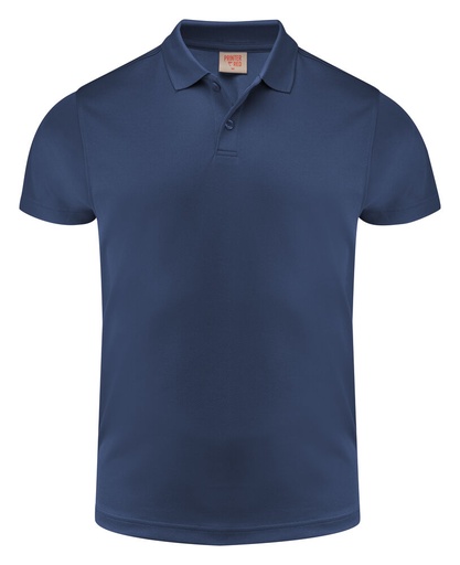 [TXT-2265028-600] Printer RED Smash Polo Heren Marine