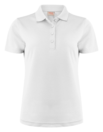 [TXT-2265029-100] Printer RED Smash  Polo Dames Wit