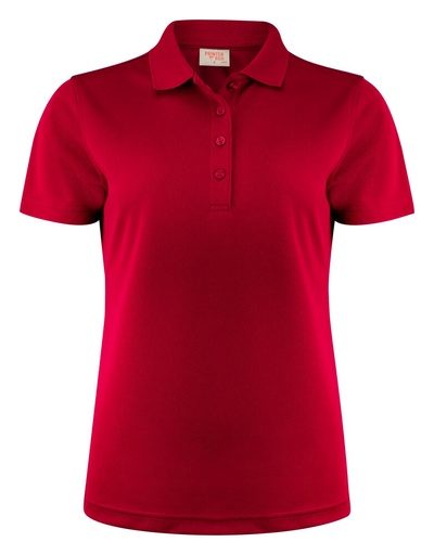 [TXT-2265029-400] Printer RED Smash  Polo Dames Rood