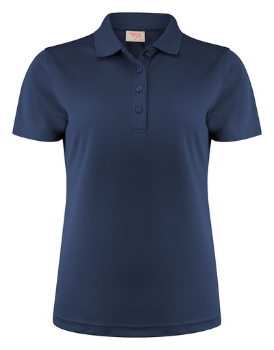 [TXT-2265029-600] Printer RED Smash  Polo Dames Marine