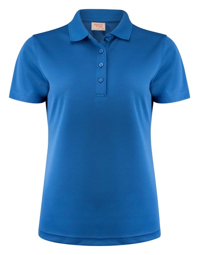 [TXT-2265029-534] Printer RED Smash  Polo Dames Helder Blauw