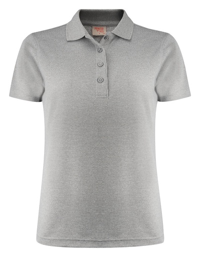 [TXT-2265029-134] Printer RED Smash  Polo Dames Grijs Mêlée