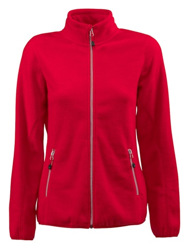 [TXT-2261503-400] Printer RED Rocket Fleece Jas Dames Rood