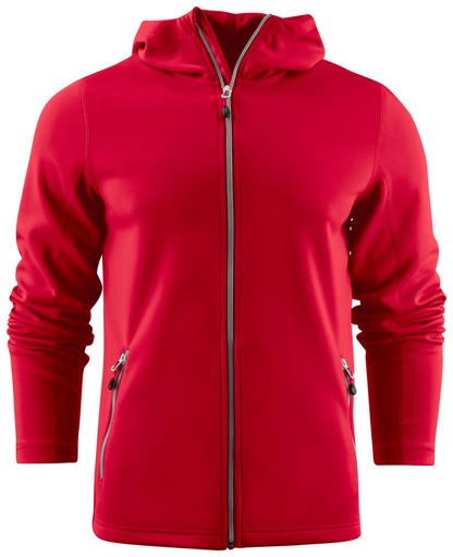 Printer RED Layback Hoodie Heren Rood