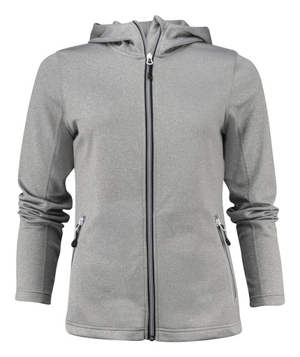 [TXT-2262057-134] Printer RED Layback Hoodie Dames Grijs Mêlée