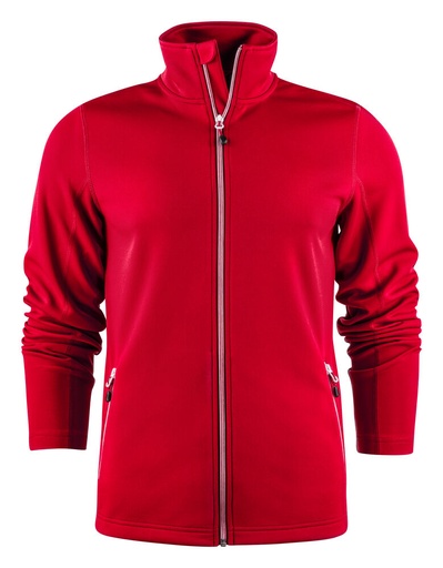 [TXT-2262058-400] Printer RED Powerslide Sweater Volledige Rits Heren Rood