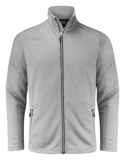 [TXT-2262058-134] Printer RED Powerslide Sweater Volledige Rits Heren Grijs Mêlée