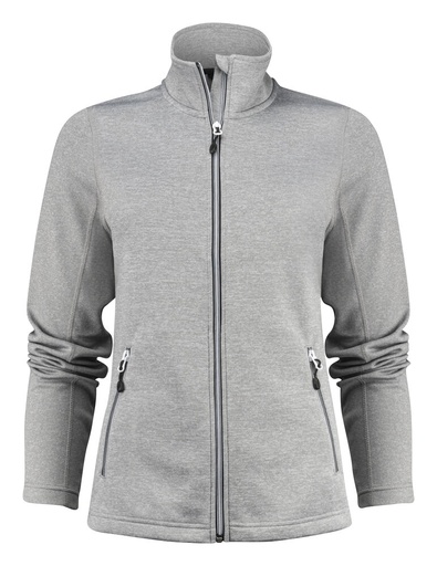 [TXT-2262059-134] Printer RED Powerslide Sweater Volledige Rits Dames Grijs Mêlée