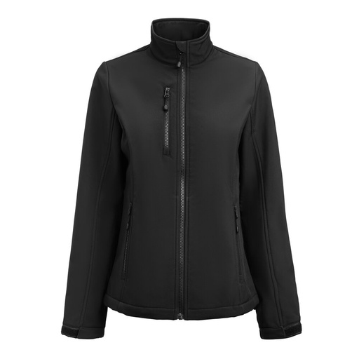 [TXT-2261074-900] Printer RED Airwalk  Softshell Jas Dames Zwart