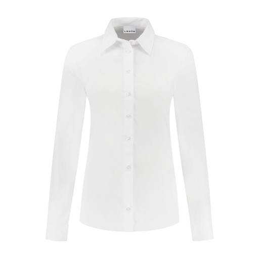 [LCF-0395502-910-000-000] Ledûb Blouse White Lisa Single Cuff 