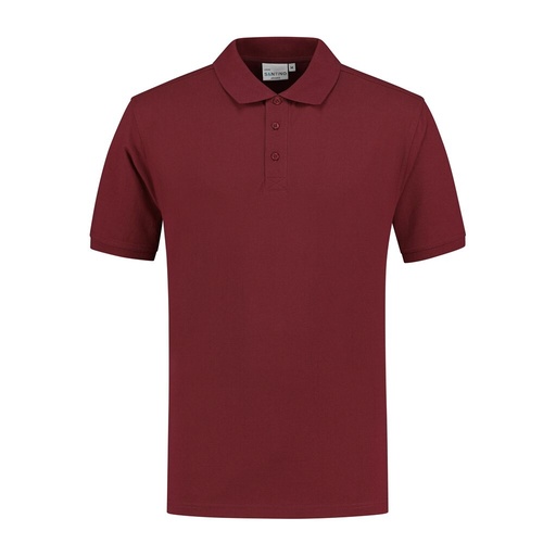 Santino Poloshirt Leeds Burgundy