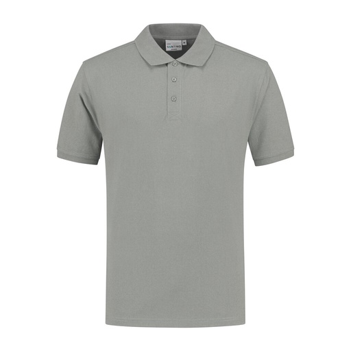 Santino Poloshirt Leeds Silver Grey