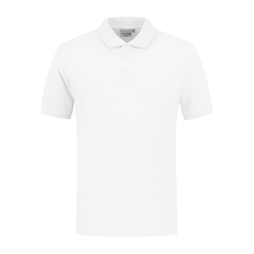 Santino Poloshirt Leeds White