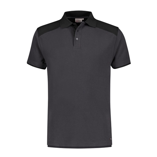 Santino Poloshirt Tivoli Graphite / Black