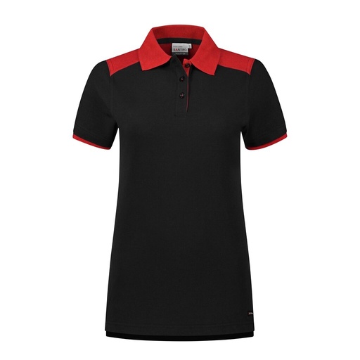 Santino Poloshirt Tivoli Ladies Black / Red