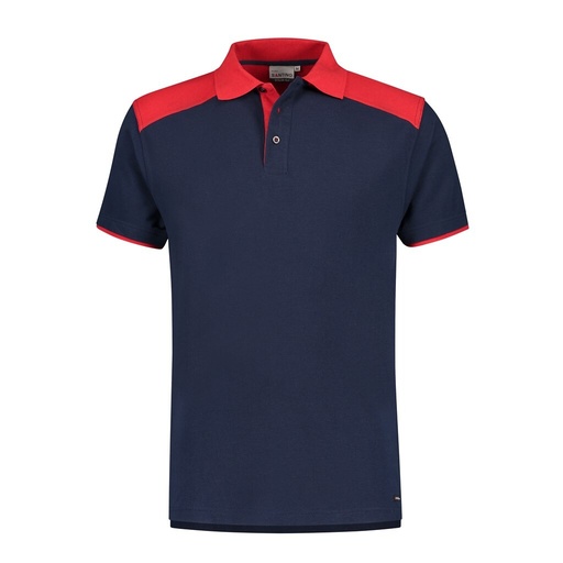 Santino Poloshirt Tivoli Real Navy / Red