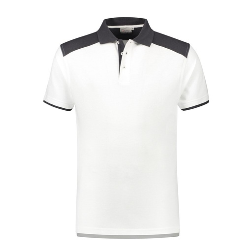 Santino Poloshirt Tivoli White / Graphite