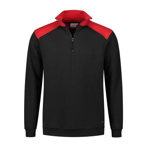 Santino Zipsweater Tokyo Black / Red