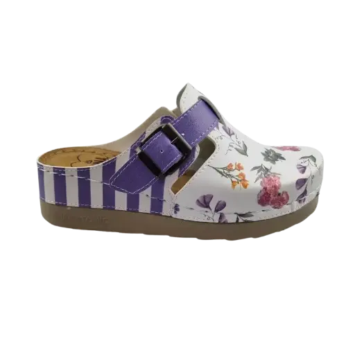 Zorgklomp PU Purple Stripes