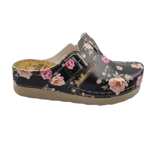 Zorgklomp PU Black Rose