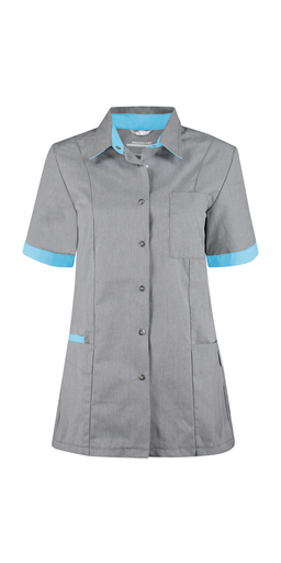 Haen Trend Line damesjasje Fijke Grey cross met magic azur contrast