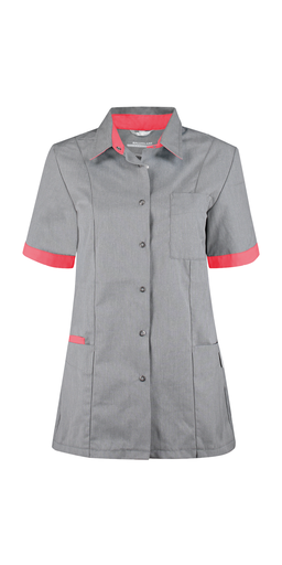 Haen Trend Line damesjasje Fijke Grey cross met orient pink contrast