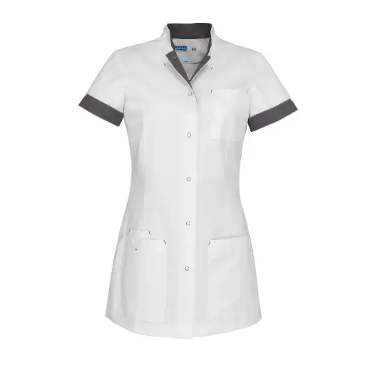 De Berkel JILL Damesjack wit/taupe