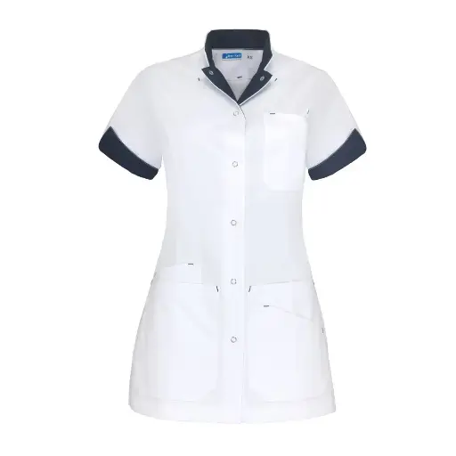 De Berkel LIVIA Damesjack wit/navy