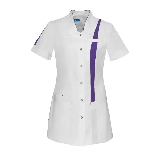 De Berkel LARA Damesjack wit/iris