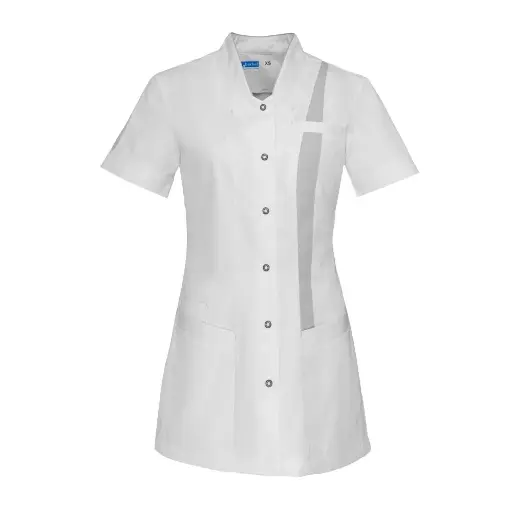 De Berkel LARA Damesjack wit/grijs