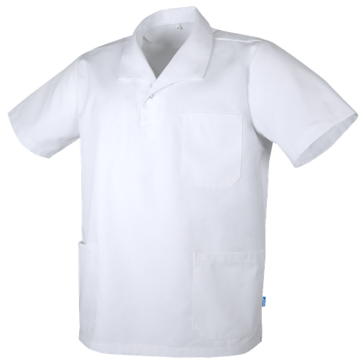 De Berkel FRITZ Unisex hes korte mouw wit