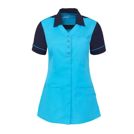 De Berkel CARMEN Damesjack azuurblauw/navy