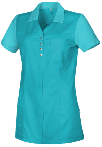 De Berkel SONIA Damesjack Piqué turquoise