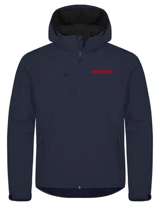 Daelzicht Clique Classic Softshell Hoody Jacket dark navy 