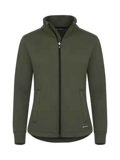 Cutter & Buck Pemberton Cardigan FZ Women Ivy Green