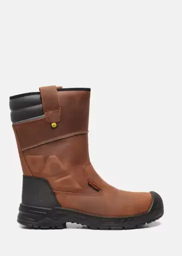 Mascot Veiligheidsschoenen hoog S3S, notenbruin/zwart