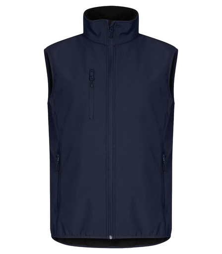 [CL-0200911-580] Clique Classic Softshell Vest dark navy