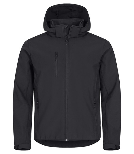[CL-0200912-99] Clique Classic Softshell Hoody Jacket zwart