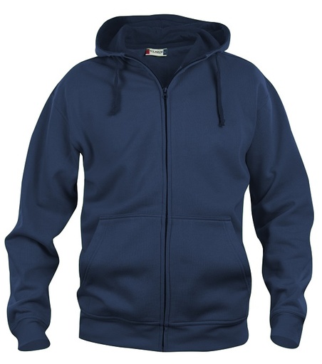 [CL-021034-580] Clique Basic Hoody Full Zip dark navy