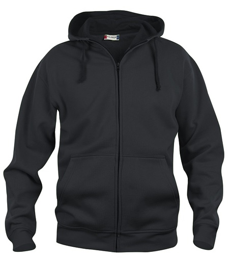 [CL-021034-99] Clique Basic Hoody Full Zip zwart