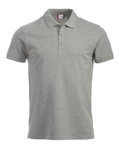 Clique Manhattan Polo grijsmelange