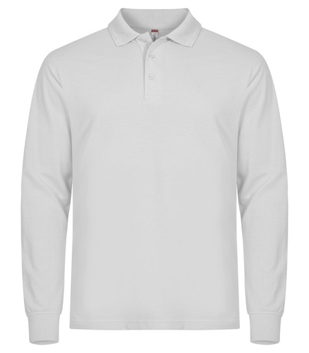 [CL-028252-00] Clique Manhattan L/S Polo wit